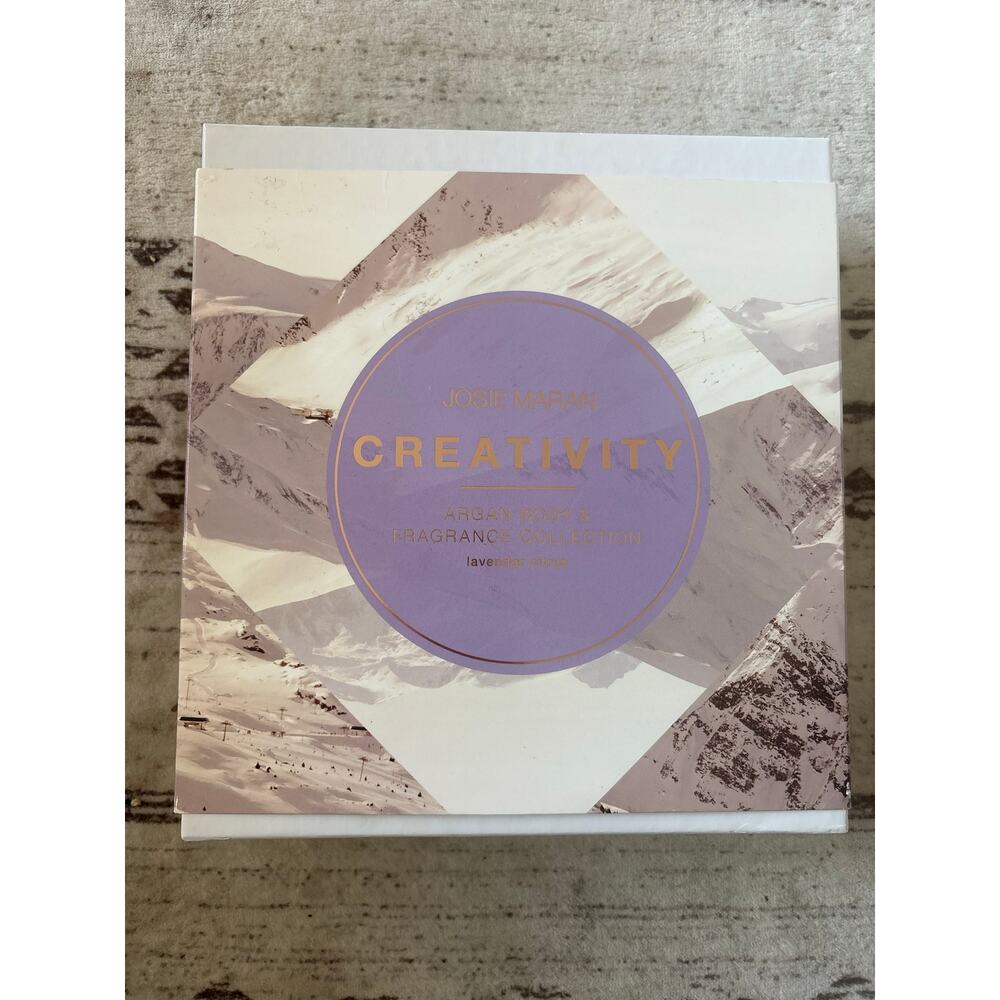 New Josie Maran Creativity Argan Body & Fragrance Collection - Lavender Citrus
